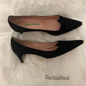 *RARE* Vintage Manolo Blahnik Kitten Heel Pumps Size 37